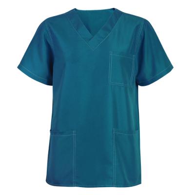 China Short sleeve character women scrub top medical uniform for sale