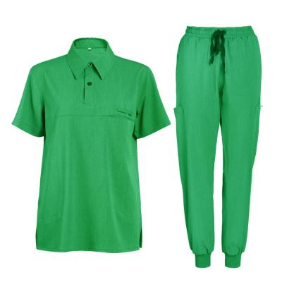 China Joggers base moisture-wicking private label scrub set uniform detal soft ridiculous scrub uniforms for sale