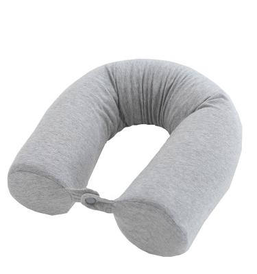 China Memory Foam Twist Travel Pillow, Bendable Neck Pillow, Flexible Cylindrical Bolster Pillow for sale