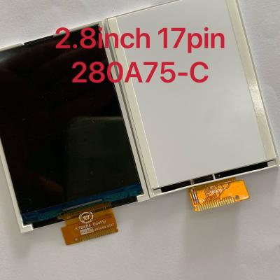 China 2.8 Inch Height 17 Inch /24 Pin Small /Big /24 Pin Waterproof TFT LCD Screen Module. for sale