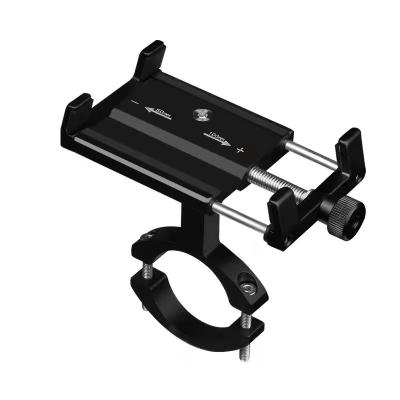 China 2021 Adjustable New Aluminum Alloy Adjustable Waterproof Anti Shake Bike Phone Holder for sale