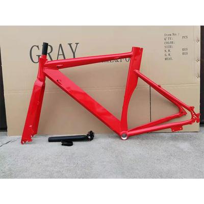 China Road Bikes Factory New 700C Carbon Fiber Aluminum Alloy Broken Wind Mountain Road Bike Frame for sale