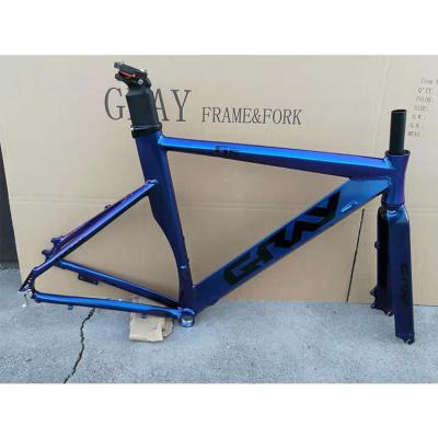 China Road Bikes Wholesale New Arrival 700C Single Speed ​​Aluminum Alloy Fixed Gear Carbon Bike Frame for sale