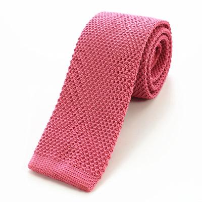 China Wholesale Decoration Necktie New Jersey Knitted Men Tie Simple Casual Flat Fashion Slim Tie for sale