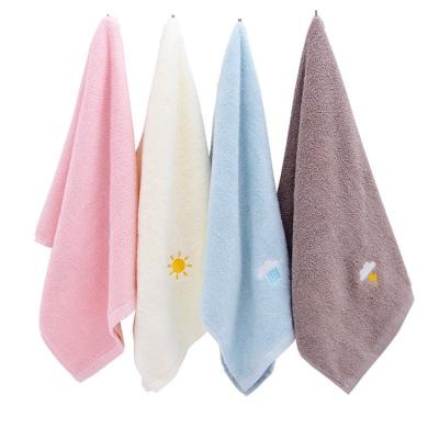 China Hot Sale Compressed Towel Fashion Embroidery Logo Cotton Cooling Towel for sale