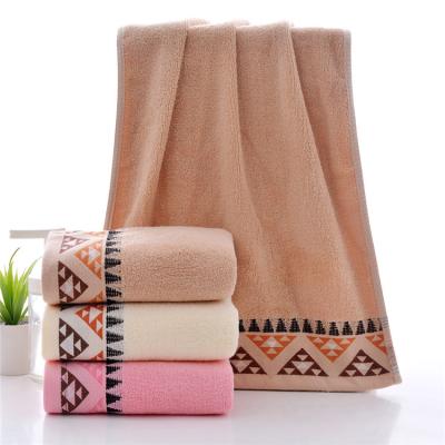 China Compressed 100% Cotton Luxury Hotel Plain Towel Face Cloth Hand Towel Bath Towel Set Wholesale for sale