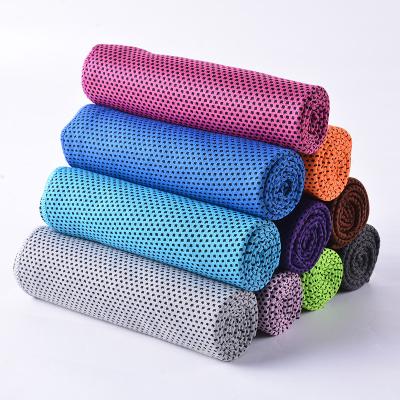 China QUICK DRY Sports Ice Silk Towel Outdoor Fitness Climbing Yoga Exercise Quick Cooling Sports Towel Ice Quick Dry Towels for sale