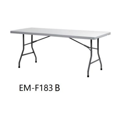 China Traditional Outdoor Picnic Rectangle Plastic Folding Table Furniture Party Tables Portable Plastic Folding Tables-F183B for sale