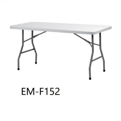 China Traditional Outdoor Picnic Rectangle Plastic Folding Table Furniture Party Tables Portable Plastic Folding Tables-F152 for sale