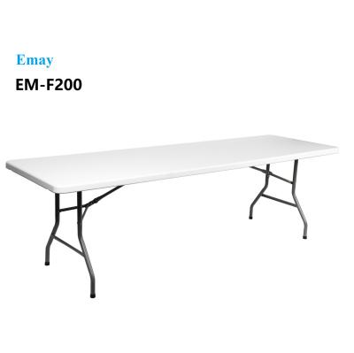 China Traditional Outdoor Furniture Folding Table Picnic Rectangle Tables Portable Plastic Folding Banquet and Picnic Tables-EM-F200 for sale