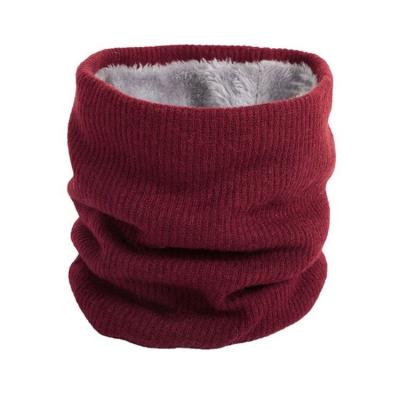 China Add Wool Special Design Autumn And Winter Sweater Scarf Pure Color Knitted Bib Windproof And Cold Proof Collar Widely Used for sale