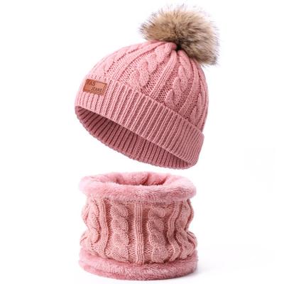 China Add Wool With Custom Logo Kids Beanie Hat Wool Satin Striped Embroidered Skull Beanie Hats Kids Beanie Hat for sale