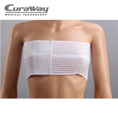 China healthcare physiotherapy surgical breast compression band/breast implant augmentation band for sale