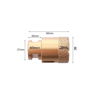 China Supply Marble Drilling Halnn Ceramic Tile Diamond Drill Bit Set Price for sale