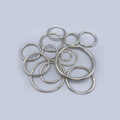 China Custom High Quality Metal Hardware Factory Bag Metal Circle O Round Buckle Ring for sale