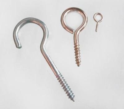 China Retail industry hardware eyelet cup hook metal hanger hook for industrial application for sale