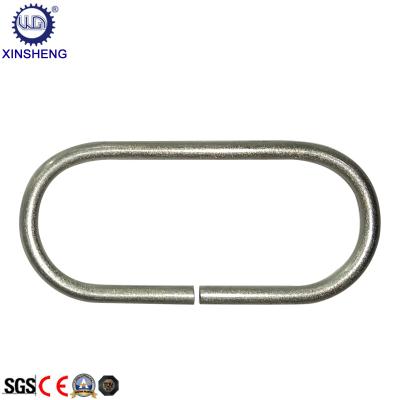 China OEM Custom High Quality Customized Bags Luggage Hardware Parts Oval Metal Ring Buckle for sale