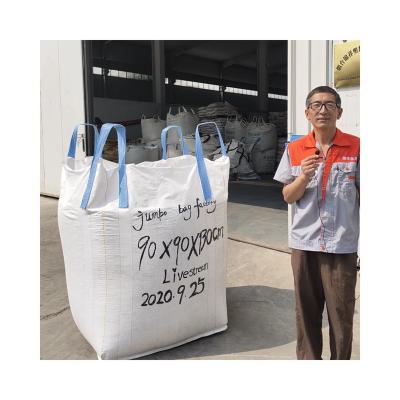 China Factory direct sale bulk bag conductive/anti-static/breathable buffalo daffle bag 1 ton jumbo bag super FIBC bag with valve for sale