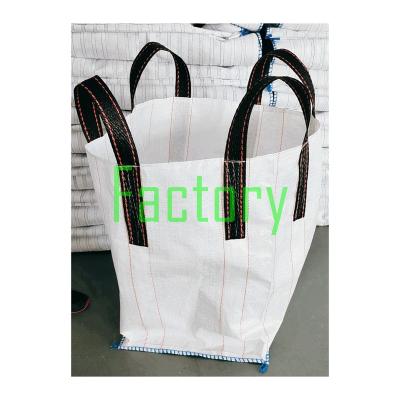 China Breathable 1 Tonns 1.5 Ton Polypropylene Fertilizer Bulk 1000Kg Jumbo Bag 1000Kgs Fibc Container Builders Big Bags for sale