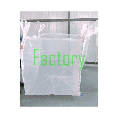 China Factory Free Sample EGP Breathable Hot Sale PP Mesh Big Bulk Bags For Firewood Jumbo Bag for sale