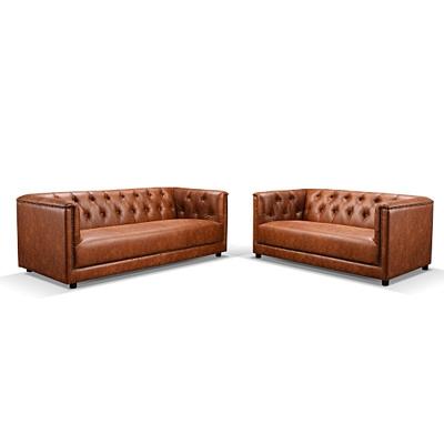 China Can Be Customized Leather Fabric Sofa Living Room Sofas Modern Sofa Set Furniture Chesterfield 321 Factory Hot Selling for sale