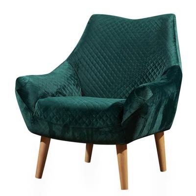 China Modular China Hotel Bedroom Modern Cheap Teal Decorative Velvet Accent Chairs for sale