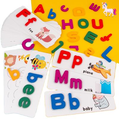 China Children's Educational Letter Puzzle Color Cognitive Learning Toys 25*21*4cm for sale