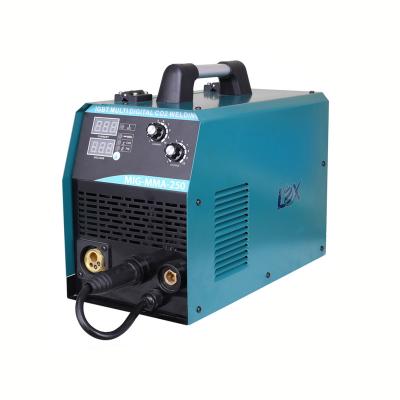 China Steel gasless or gas Mig welding machine 200 cheap mig welders soldadora inverter welding machine MIG-MMA-250 tool for sale