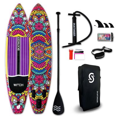 China Customized unisex high quality carbon fiber double layer epoxy paddle board stand up inflatable surfboard sip paddle for sale