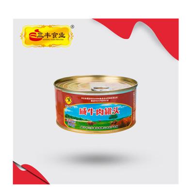 China Free Sample Canned Custom Premium Quality Halal Meat Stuff Luncheon Meat Canned Corned Beef Tin Canned for sale