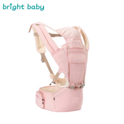 China Brightbebe Ergonomic Polyester Easy Use Soft Comfortable Infant 360 Velor Multifunctional Baby Carrier for sale