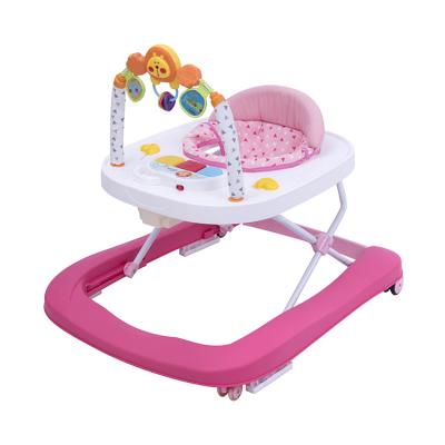 China Cheap Brightbebe plastic good price 2 in 1 muical activity kids walker for baby boy girl for sale