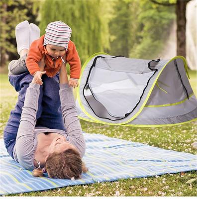 China Sports Toy Brightbebe Lightweight Foldable Infant Baby Kids Noise Crib Bed Mosquito Fold Beach Play Net Tent with Sun Shelter for sale