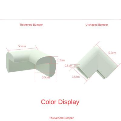 China Brightbebe Plastic Thick Type L Shape Thickened Edge 8 Corners Quality Baby Proofing Corner Guards And Protector for sale