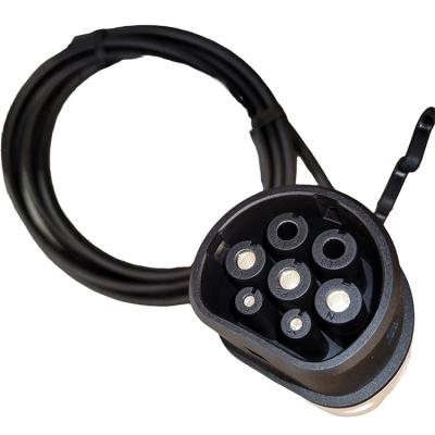 China Remote Control EV Charging Socket Charging Ev Cable Car Type - 2 To Type - 2 22 Kw 32A Phase 3 IP: 55 for sale