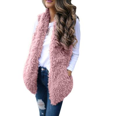 China 2022 New Fashion Fur Parka Coat Fur Vest Ladies Winter Waterproof Clothing Plus Size Women's Waistcoats Vests for sale