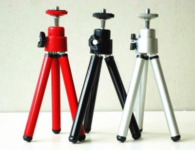 China Universal ABS Plastic+ 2 Joint Mini Tripod 15~20cm Table Top Tripod Small For Small Camera,Webcam Easy To Carry Metal Tripod for sale