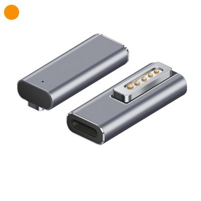 China PD 5a Female Magnetic Lure Adapter T/L Charging Head Type-c To Magsafe2 With Charging Function for sale