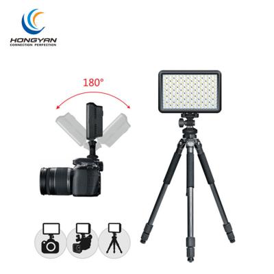 China Factory low price 165pcs 10W camera LED visual studio shooting light with 3 color soft diffusers for photography HD-165 for sale