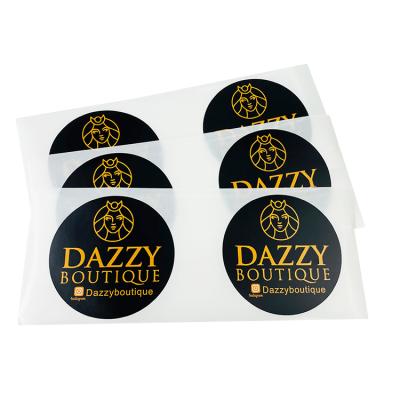 中国 Custom Multicolor Barcode Factory Circle Viscosity Packaging Labels Logo Stickers, Smooth and Strong 販売のため