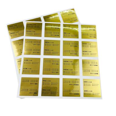 中国 Self Adhesive High Quality Custom Metallic Barcode, Waterproof, Friction Resistance and High Temperature Resistant Stickers 販売のため