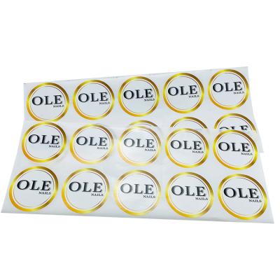 China Barcode Makers Customized Circular Waterproof Sticker Logo Label Te koop