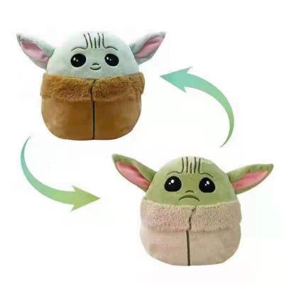 China Wholesale Soft Plush Toy Factory Reversible Baby Yoda Plush Toy for sale