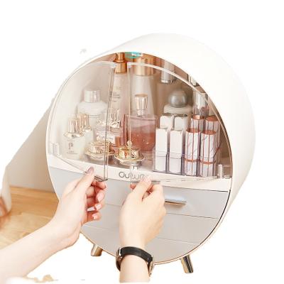 China China Type Cosmetic Dressing Table Skin Care Product Storage Box Drawer Desktop China Dustproof Rack for sale