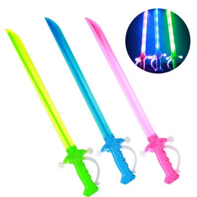 China New Children's Style Luminous Music Toy Vocal Knife Light Music Style LED Sword Plastic Luminous Toy for sale