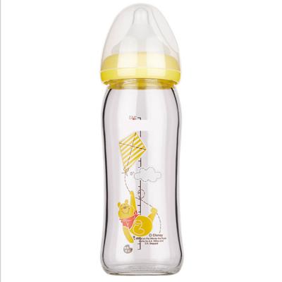 China Shanghai Linlang Wholesale Soft Silicone Nipple Portable bpa free baby glass bottle for sale