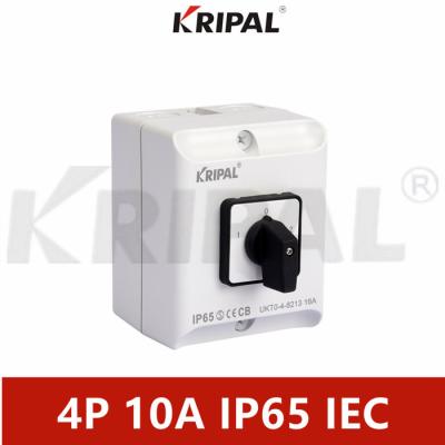 China Electrical Control Switch 4P 10A IP65 230-440V Changeover Cam Switch IEC Standard for sale