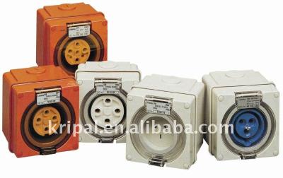 China Outdoor Industrial Industrial Electrical Outlet Waterproof for sale