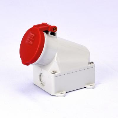 China Industrial standard IP44 CEE/IEC wall mounted socket for sale