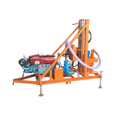China Construction material stores factory direct water well drilling rig 18HP diesel hydraulic drilling rig for sale for sale